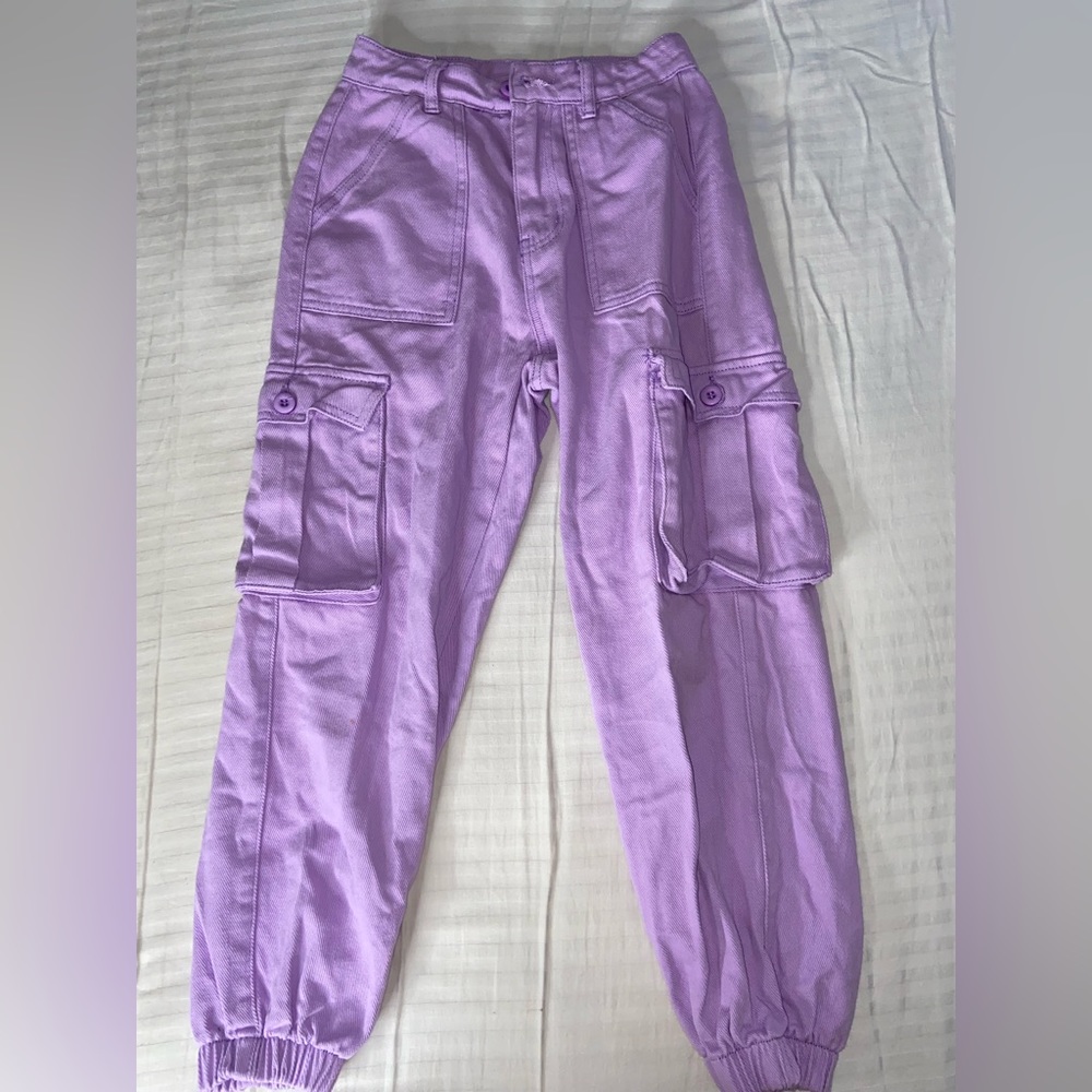 Lilac purple Cargo Pants